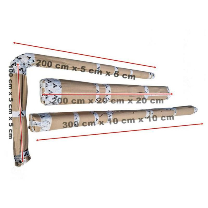 Football goal 3×2 m, oval aluminium 120×100 mm [32]