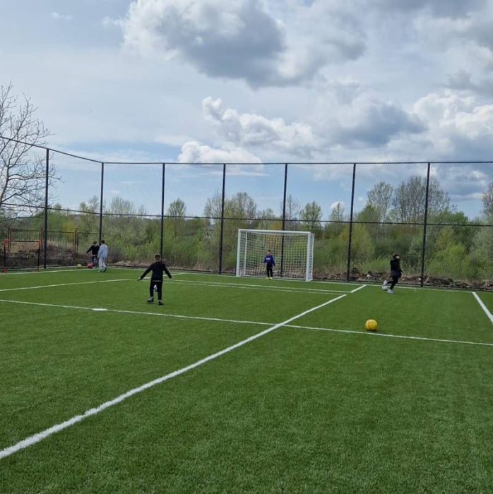 Poarta fotbal 3x2m mobila, aluminiu profil 120x100 mm, spate otel [20]