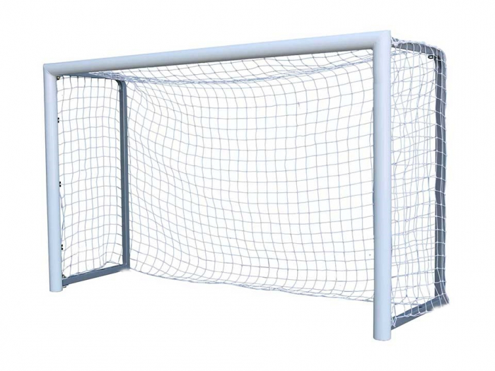 Poarta fotbal 3x2m mobila, aluminiu profil 120x100 mm, spate otel [32]