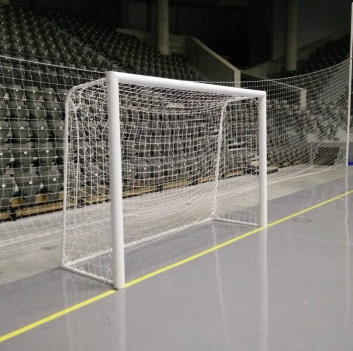 Poarta fotbal 3x2m mobila, aluminiu profil 120x100 mm, spate otel [31]