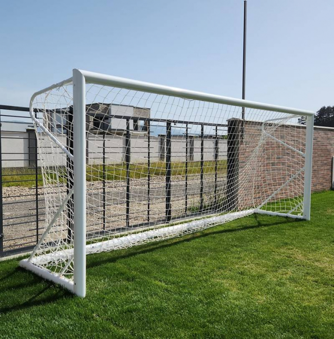 Poarta fotbal 5x2 m, mobila, aluminiu, profil 120x100 mm [6]