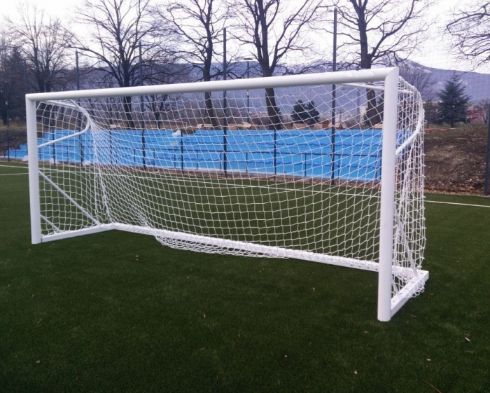 Poarta fotbal 5x2 m, mobila, aluminiu, profil 120x100 mm [17]