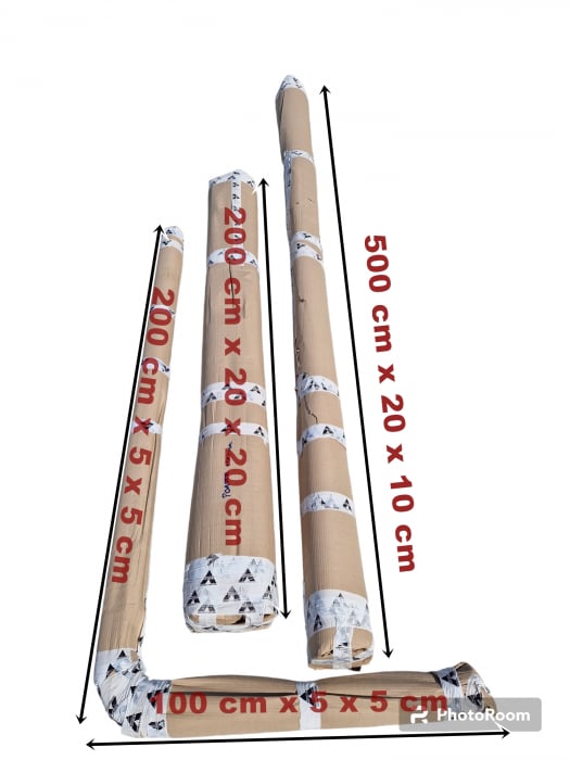 Poarta fotbal 5x2 m, profil aluminiu 80x80 mm, mobila, spate otel [11]