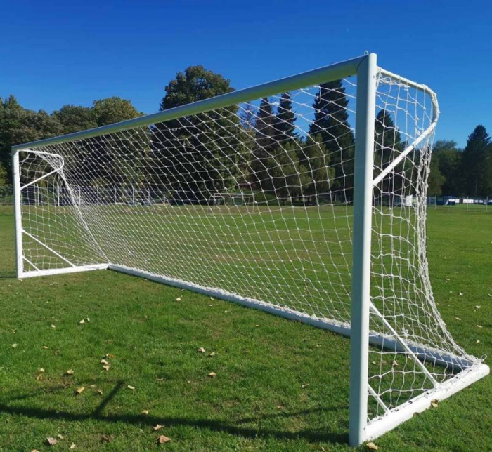 Poarta fotbal 7,32 x 2,44 m, mobila, aluminiu 120x100 mm [4]