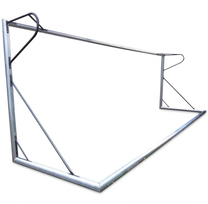Poarta fotbal 7,32 x 2,44 m, mobila, aluminiu 120x100 mm [5]