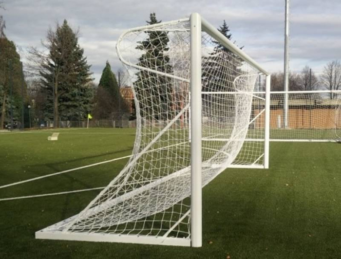 Poarta fotbal 7,32 x 2,44 m, mobila, aluminiu 120x100 mm [11]