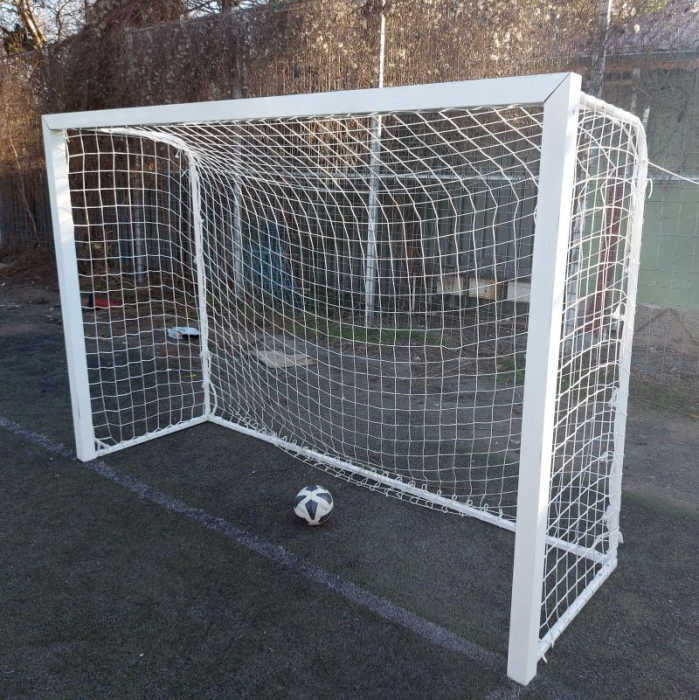 Poarta fotbal / handbal 3x2 m Anastasia Sport profil aluminiu 80x80 mm aluminiu, spate otel [6]