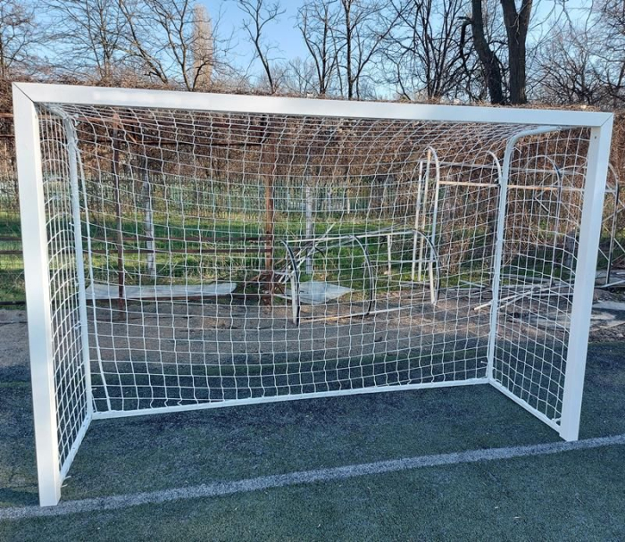 Poarta fotbal / handbal 3x2 m Anastasia Sport profil aluminiu 80x80 mm aluminiu, spate otel [4]