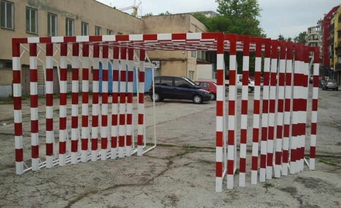 Poarta profesionala handbal Anastasia Sport 3x2 m, profil otel 80x80 mm [16]