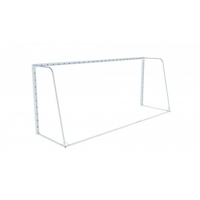 Poarta handbal 3x2 m Anastasia Sport, aluminiu profil 80x80 mm alb cu albastru, spate otel, [8]