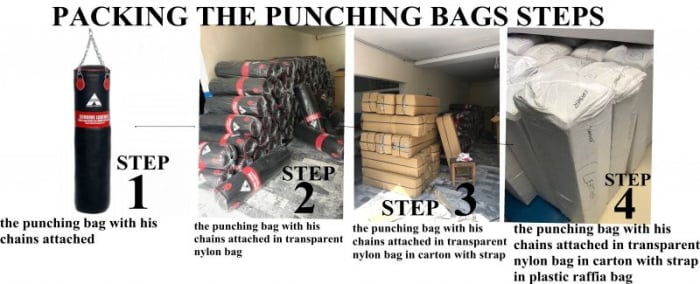 PUNCHING BAG IN SPLIT LEATHER 120 CM , 30KGS + STEEL CHAINS [16]