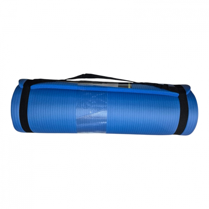Saltea fitness Sportech 180x60 cm, grosime 1,5 cm, albastra [5]
