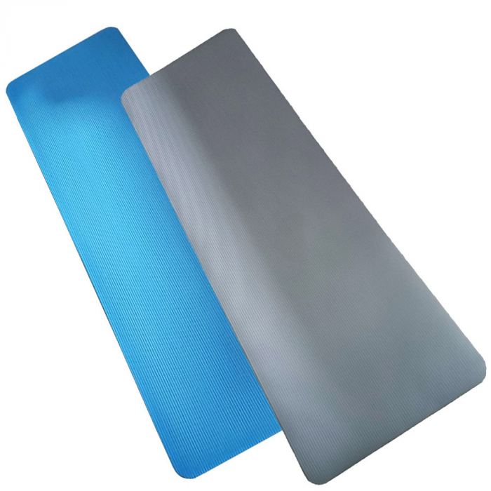 Saltea fitness Sportech 180x60 cm, grosime 1,5 cm, albastra [2]