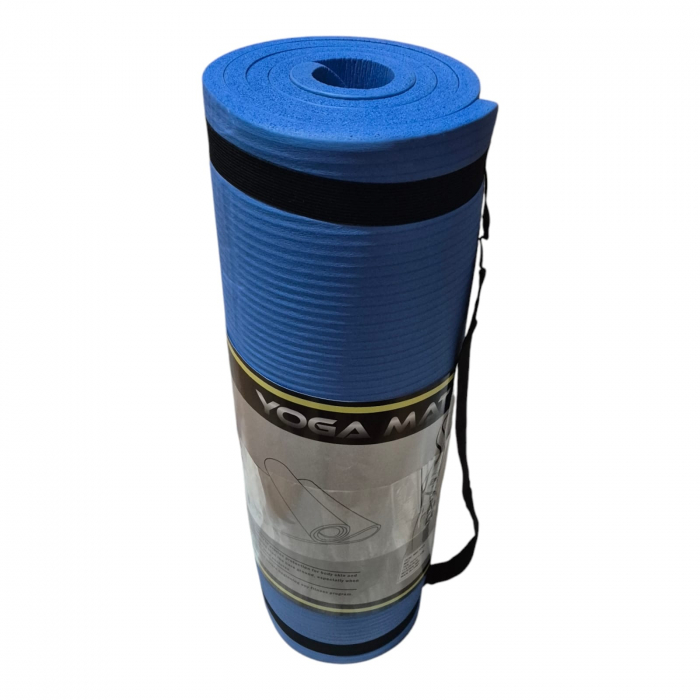 Saltea fitness Sportech 180x60 cm, grosime 1,5 cm, albastra [7]