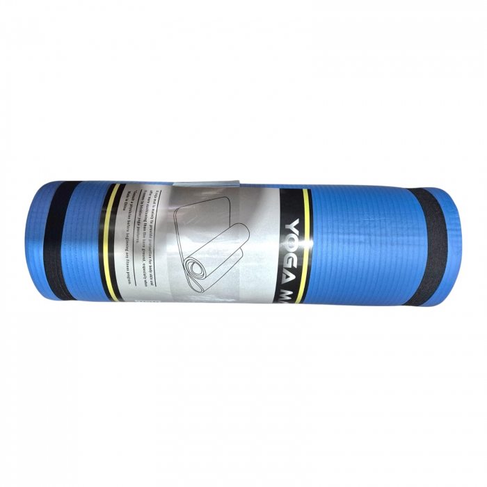 Saltea fitness Sportech 180x60 cm, grosime 1,5 cm, albastra [4]