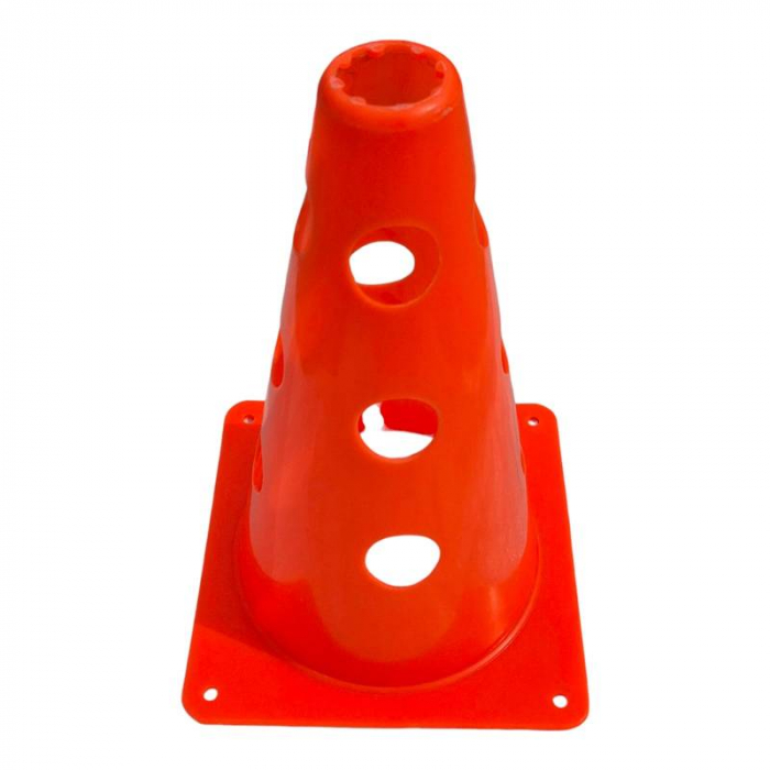 Set of 10 Sportech Training Cones, 30 cm, with Holes [4]