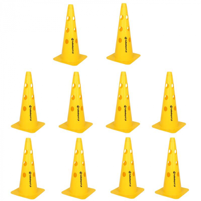 10 pcs Sportech training cones 38 cm, with holes - Copie [4]