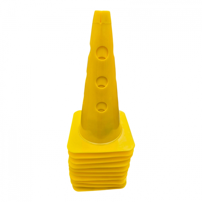 10 pcs Sportech training cones 38 cm, with holes [4]