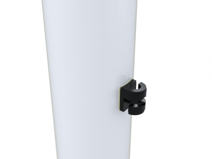 Set 100 carlige din PVC pentru prindere plasa porti [5]