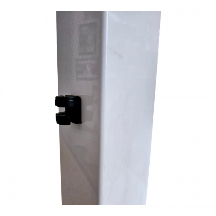 Set 100 carlige din PVC pentru prindere plasa porti [6]