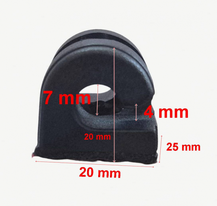 Set 100 carlige din PVC pentru prindere plasa porti [2]