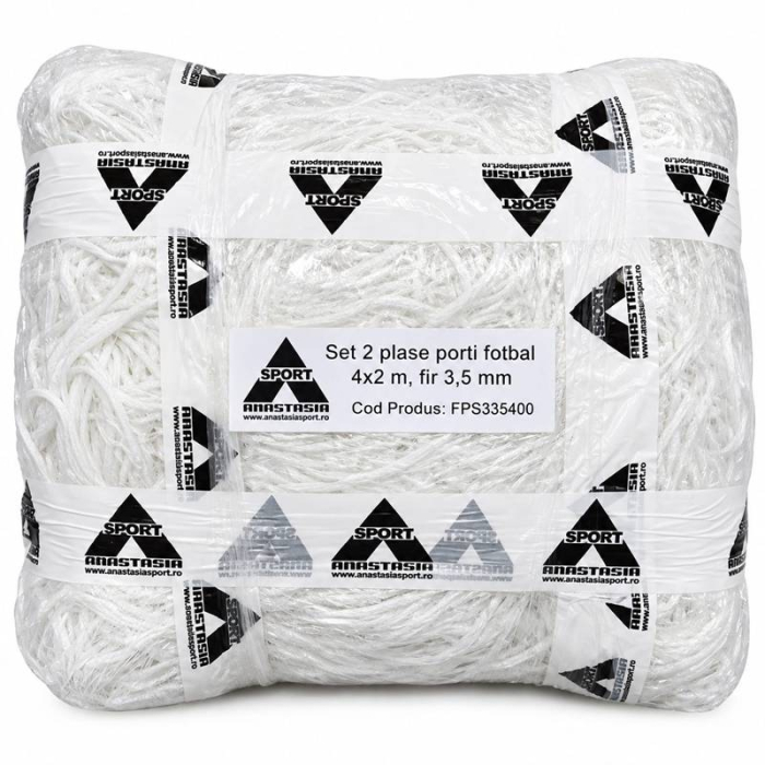 Set 2 plase porti fotbal 4x2 m, fir 3,5 mm [3]
