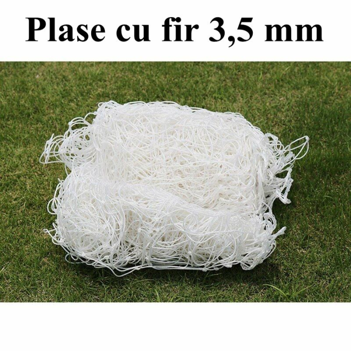 Set of 2 soccer goal nets 7.32 x 2.44 m, 3.5 mm [10]