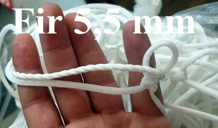 Set of 2 soccer goal nets 7.32 x 2.44 m, 5.5 mm [6]