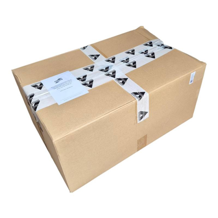 Set 2 plase porți fotbal HUCK 1043-02, albe, pentru porți de 7,32 × 2,45 m, poliester fără noduri, fir de 4 mm, ochiuri pătrate de 120 mm [4]