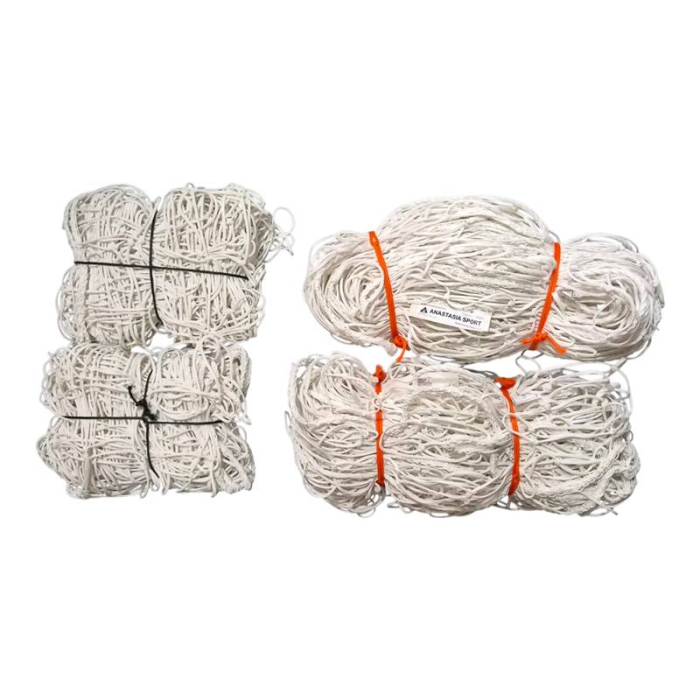 Handball Goal Nets Set 3x2 m Anastasia Sport, 3.5 mm Twisted Knot Net, Anti-Shock Inner Net, 10x10 cm Mesh, HDPE, White [4]