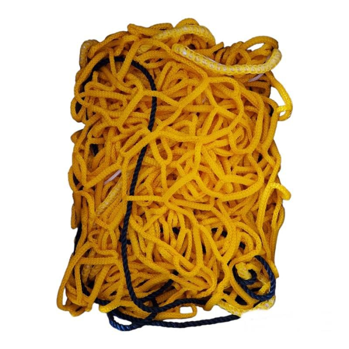Set of 2 Huck 3x2 m WM handball goal nets, 5 mm thread without a knot, yellow color [3]