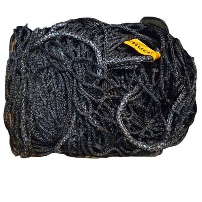 Set of 2 Huck Football Goal Nets, 3x2 m, 4 mm knotless polypropylene, black [2]