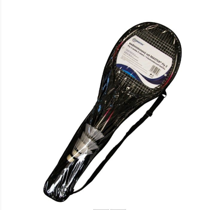 Set 2 rachete badminton Master Sport + 3 fluturas plastic [1]