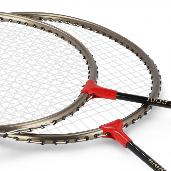 Set 2 rachete badminton Spokey + 1 fluturas plastic si husa [6]