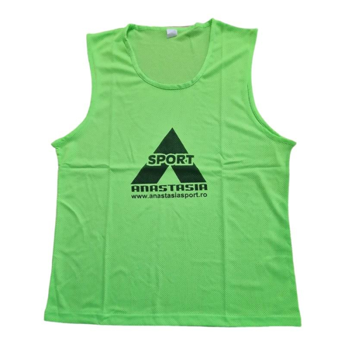 Anastasia Sport Set of 24 Training Bibs, 12 Red + 12 Green, Junior Sizes XS / S / M [6]