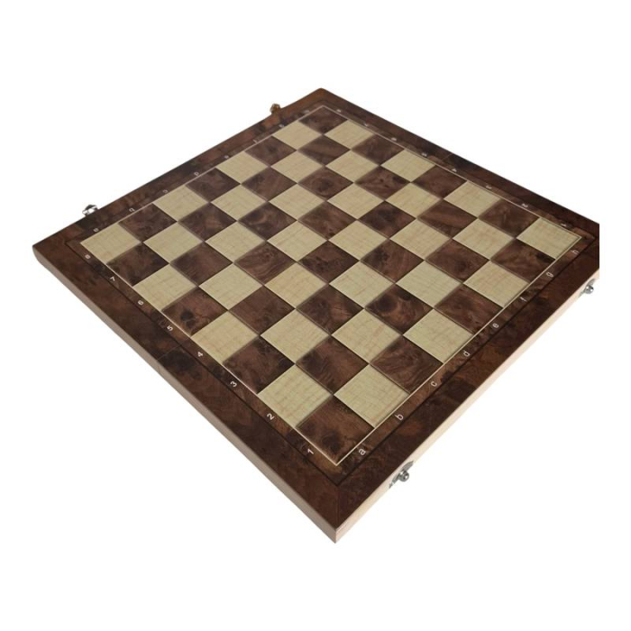 3-in-1 Wooden Board Game Set, Chess, Checkers and Backgammon, 39 cm, Folding Board [5]