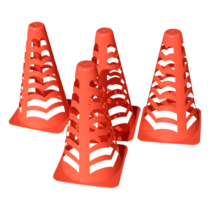Set 4 conuri 22 cm Master Sport obstacole pentru antrenament [2]