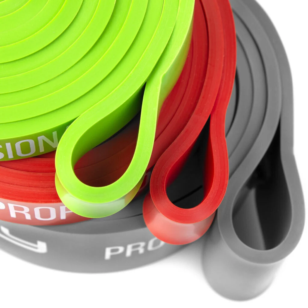 Set of 5 Professional Fitness Resistance Bands Spokey POWER II – 5 Resistance Levels [5]