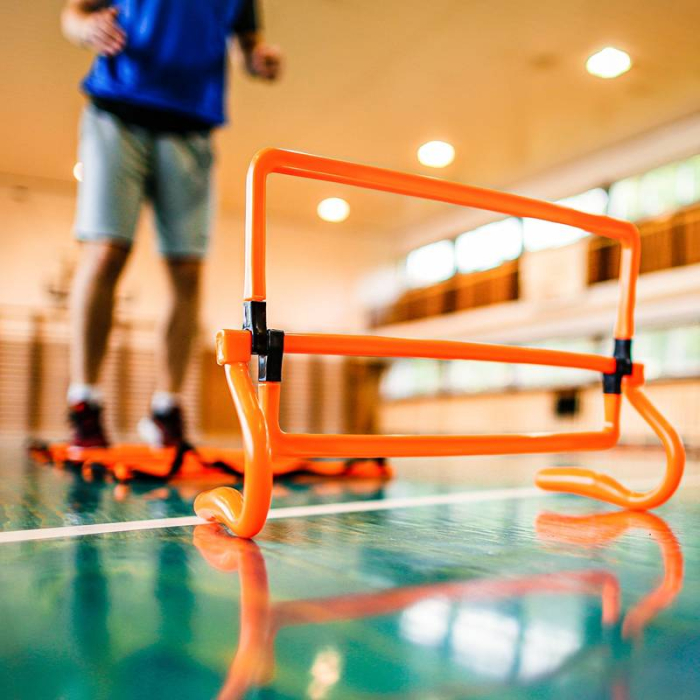 Set antrenament agilitate Master Sport TIP2: scarite hexagonala, 50 copete, 6 obstacole reglabile [8]