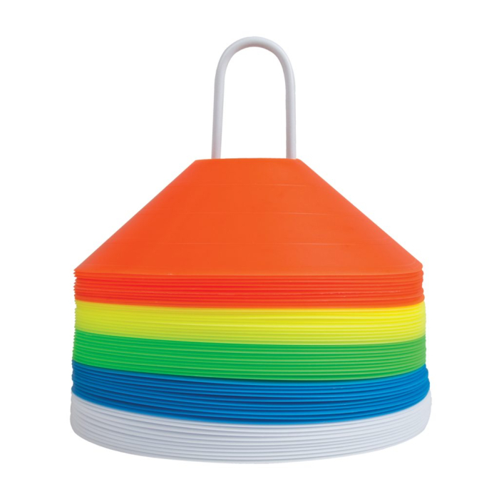 Set complet agilitate Master Sport – gardulețe reglabile + scăriță 6 m + markere 50 buc [17]