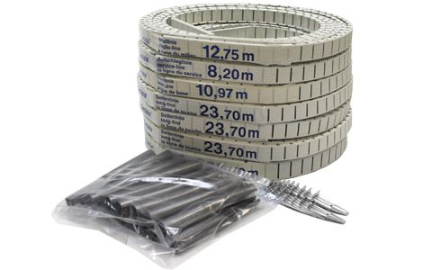 PVC Tennis Court Line Set – 4cm Width – ITF Approved with Fixings [2]