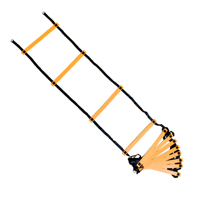 Training set: 10 gymnastic hoops, set of 5 hurdles, 50 sticks/bars, 8 cones + 4 batons, 1 ladder [7]