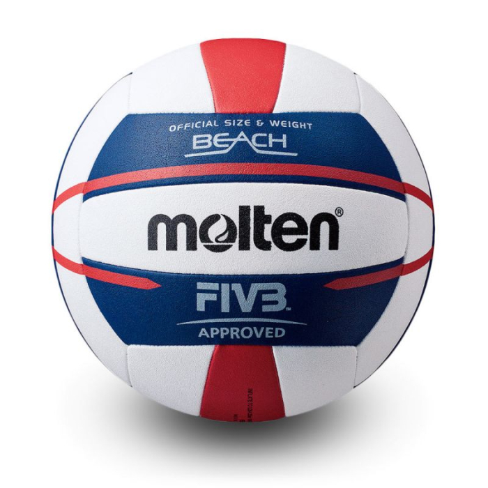 Set volei plaja profesional: stalpi + fileu + tusa + minge volei Molten [10]