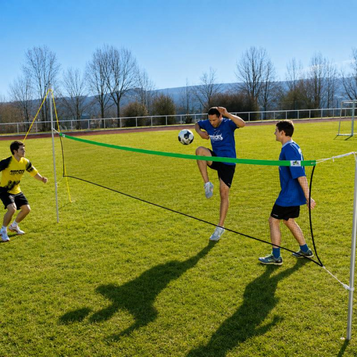 Net Set, 9 x 18 m for Volleyball + Soccer-Tennis [6]