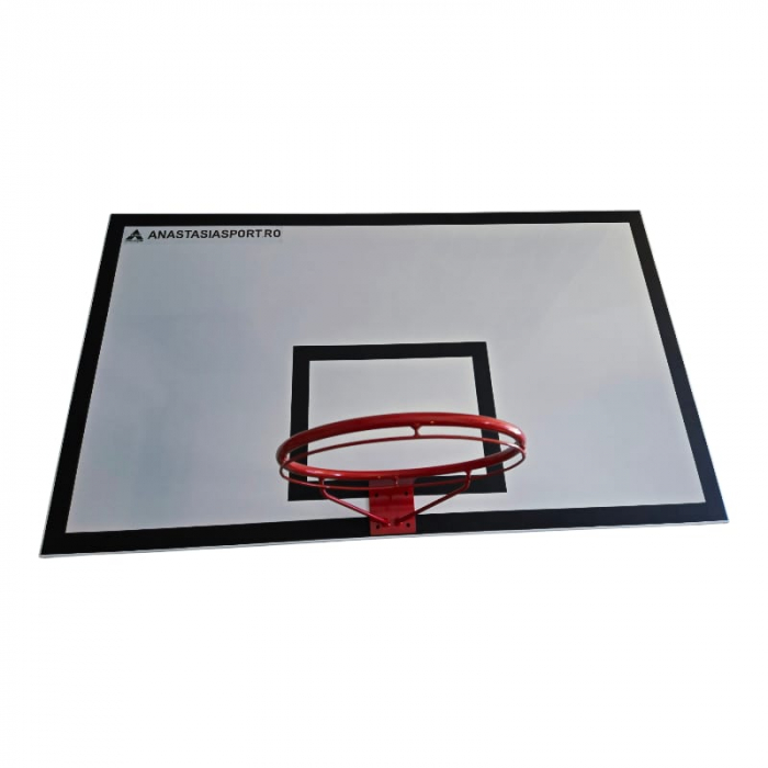 Sistem baschet perete Anastasia Sport – Panou 180x105 cm, Inel fix si Plasă Tricoloră [2]