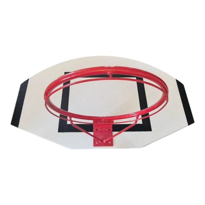Anastasia Sport STREETBALL Wall-Mounted Basketball System – TEGO 120x70 cm Backboard, Bracket, Hoop & Net [4]