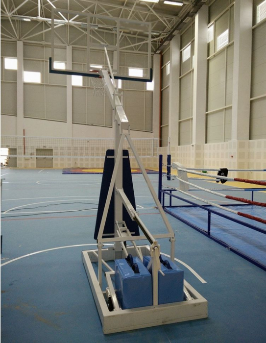 Basketball mobile stand with plexiglas backboard [14]