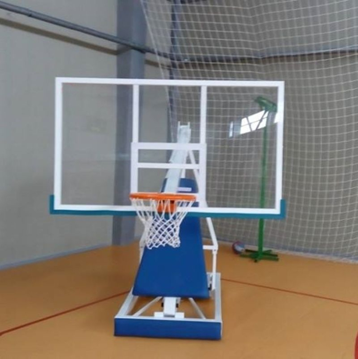Basketball mobile stand with plexiglas backboard [7]