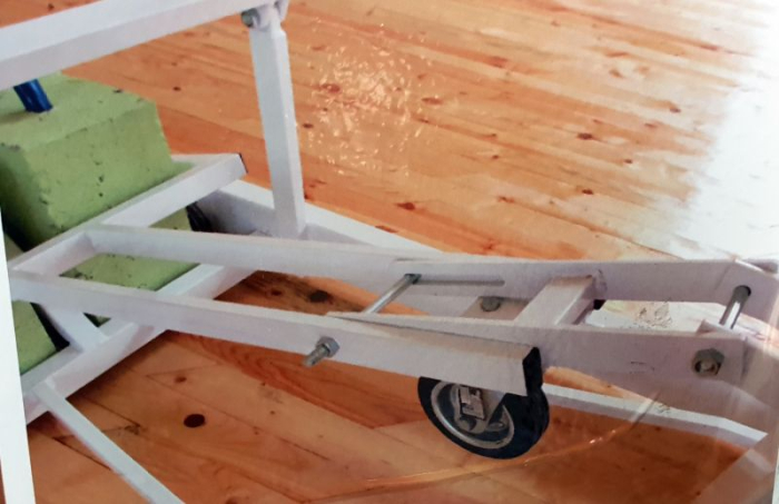Basketball mobile stand with plexiglas backboard [31]
