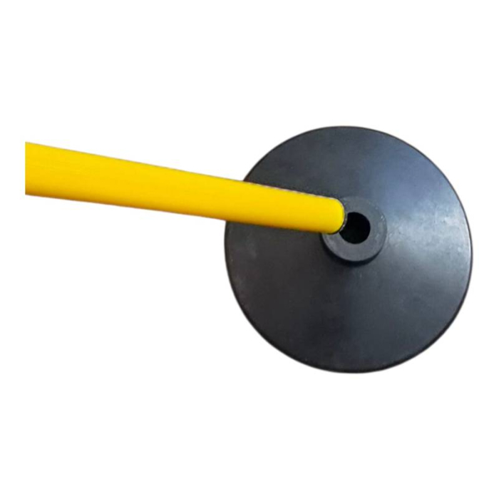 Sportech slalom training pole with 1 kg rubber base and Kerla 160 cm pole, Ø25 mm Description [6]